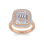 Load image into Gallery viewer, Beautiful Ring in yellow gold with white diamonds of 3.07 ct in weight
