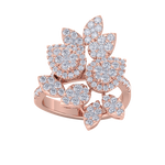 Load image into Gallery viewer, Diamond ring in rose gold with white diamonds of 1.76 ct in weight
