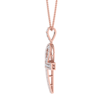 Load image into Gallery viewer, Ankh pendant in yellow gold with white diamonds of 1.77 ct in weight
