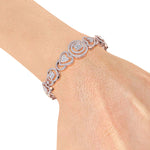 Load image into Gallery viewer, Statement bracelet in white gold with white diamonds of 2.53 ct in weight
