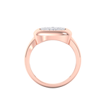 Load image into Gallery viewer, Diamond ring in rose gold with white diamonds of 0.41 ct in weight
