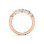 Load image into Gallery viewer, Pavé diamond ring in rose gold with white diamonds of 1.10 ct in weight
