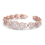 Load image into Gallery viewer, Statement bracelet in white gold with white diamonds of 2.53 ct in weight
