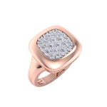 Load image into Gallery viewer, Diamond ring in rose gold with white diamonds of 0.41 ct in weight
