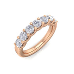 Load image into Gallery viewer, Pavé diamond ring in yellow gold with white diamonds of 1.10 ct in weight
