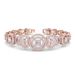 Load image into Gallery viewer, Statement bracelet in white gold with white diamonds of 2.53 ct in weight
