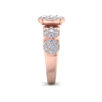 Load image into Gallery viewer, Bridal ring in yellow gold with white diamonds of 2.29 ct in weight
