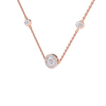 Load image into Gallery viewer, Beautiful Necklace in white gold with white diamonds of 0.37 ct in weight
