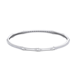 Load image into Gallery viewer, Classic bracelet in white gold with white diamonds of 2.40 ct in weight
