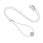 Load image into Gallery viewer, Beautiful Necklace in white gold with white diamonds of 0.37 ct in weight
