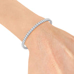 Load image into Gallery viewer, Tennis bracelet in yellow gold with white diamonds of 0.88 ct in weight
