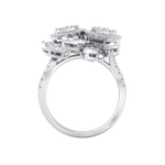 Load image into Gallery viewer, Diamond ring in yellow gold with white diamonds of 1.76 ct in weight
