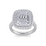 Load image into Gallery viewer, Beautiful Ring in yellow gold with white diamonds of 3.07 ct in weight
