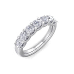 Load image into Gallery viewer, Pavé diamond ring in white gold with white diamonds of 1.10 ct in weight
