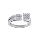 Load image into Gallery viewer, Diamond ring in white gold with white diamonds of 0.42 ct in weight
