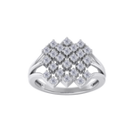 Load image into Gallery viewer, Elegant ring in white gold with white diamonds of 0.48 ct in weight
