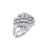 Load image into Gallery viewer, Elegant ring in white gold with white diamonds of 0.48 ct in weight
