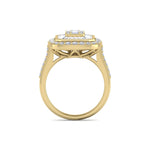 Load image into Gallery viewer, Beautiful Ring in yellow gold with white diamonds of 3.07 ct in weight
