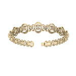 Load image into Gallery viewer, Statement bracelet in white gold with white diamonds of 1.77 ct in weight
