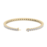 Load image into Gallery viewer, Tennis bracelet in rose gold with white diamonds of 5.72 ct in weight
