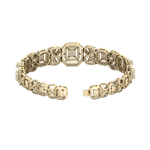 Load image into Gallery viewer, Statement bracelet in rose gold with white diamonds of 3.09 ct in weight
