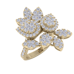 Load image into Gallery viewer, Diamond ring in yellow gold with white diamonds of 1.76 ct in weight
