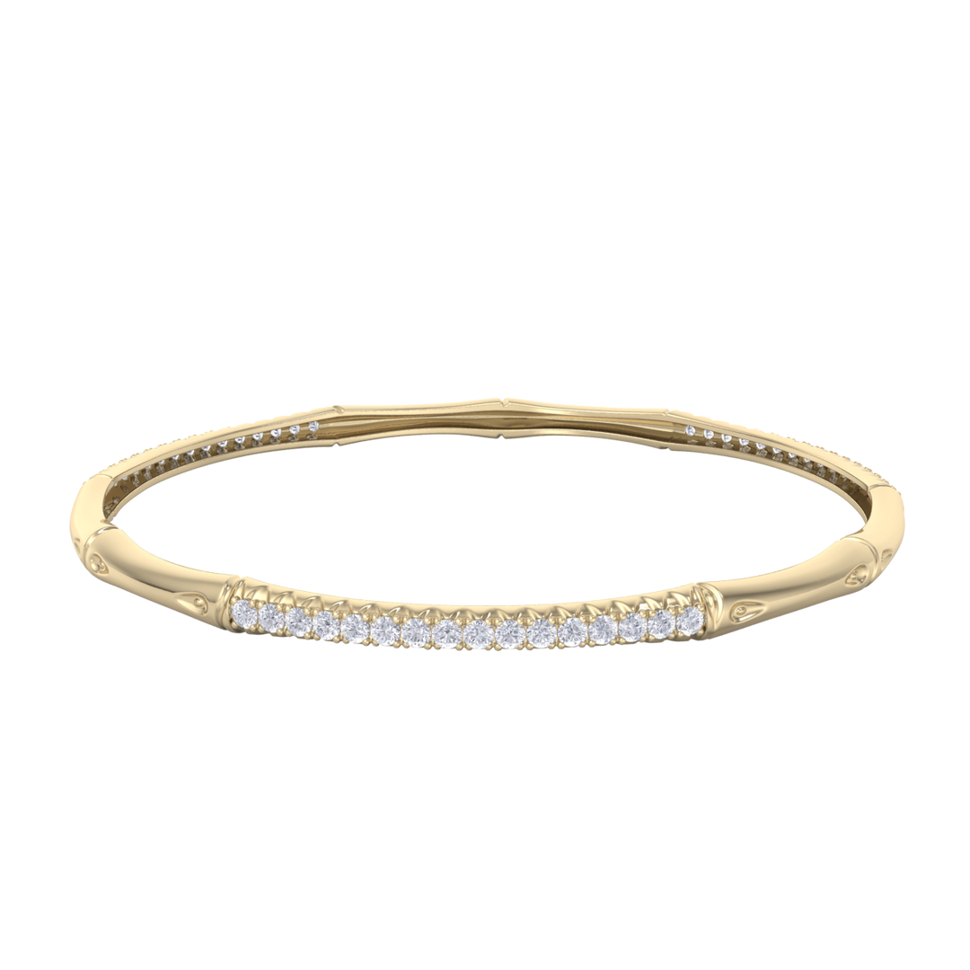 Classic bracelet in rose gold with white diamonds of 2.40 ct in weight