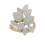 Load image into Gallery viewer, Diamond ring in yellow gold with white diamonds of 1.76 ct in weight
