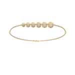 Load image into Gallery viewer, Stylish bracelet in rose gold with white diamonds of 0.72 ct in weight
