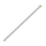 Load image into Gallery viewer, Baguette tennis bracelet in white gold with white diamonds of 5.20 ct in weight
