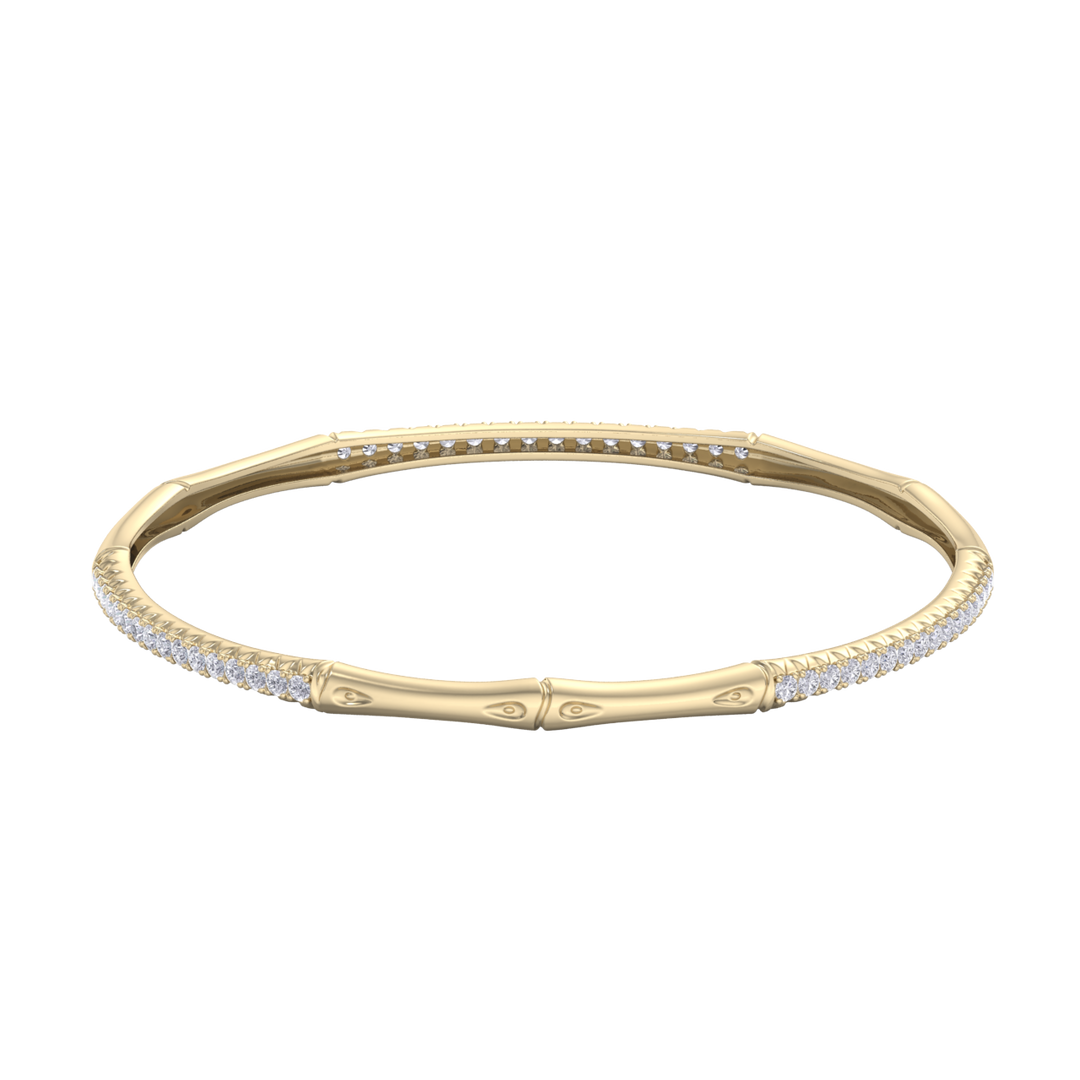 Classic bracelet in rose gold with white diamonds of 2.40 ct in weight