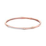 Load image into Gallery viewer, Classic bracelet in rose gold with white diamonds of 2.40 ct in weight
