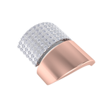 Load image into Gallery viewer, Diamond ring in rose gold with white diamonds of 2.04 ct in weight
