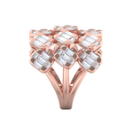 Load image into Gallery viewer, Diamond ring in rose gold with white diamonds of 2.06 ct in weight
