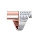 Load image into Gallery viewer, Diamond ring in rose gold with white diamonds of 2.04 ct in weight
