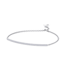 Load image into Gallery viewer, Classic bracelet in white gold with white diamonds of 0.31 ct in weight
