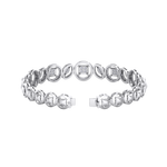 Load image into Gallery viewer, Statement bracelet in white gold with white diamonds of 1.10 ct in weight
