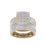 Load image into Gallery viewer, Diamond ring in yellow gold with white diamonds of 2.63 ct in weight
