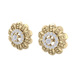 Load image into Gallery viewer, Stud earrings in rose gold with white diamonds of 0.29 ct in weight
