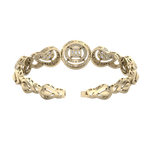 Load image into Gallery viewer, Statement bracelet in rose gold with white diamonds of 2.20 ct in weight
