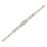 Load image into Gallery viewer, Statement bracelet in rose gold with white diamonds of 2.53 ct in weight
